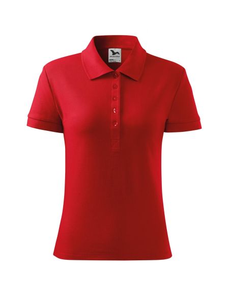 Damen Poloshirt Malfini Cotton Heavy 216 weiß