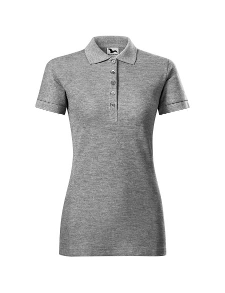 Damen Poloshirt Malfini Cotton Heavy 216 weiß