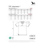 Damen Poloshirt Malfini Cotton Heavy 216 weiß