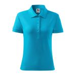 Damen Poloshirt Malfini Cotton Heavy 216 weiß