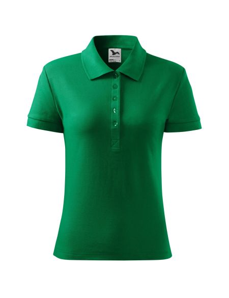 Damen Poloshirt Malfini Cotton Heavy 216 weiß