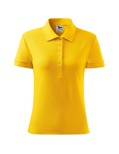 Damen Poloshirt Malfini Cotton Heavy 216 weiß