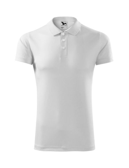 Unisex Sportpoloshirt Malfini Victory 217 weiß