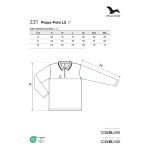 Herren Langarm-Poloshirt Malfini Pique Polo LS 221 weiß