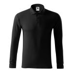 Herren Langarm-Poloshirt Malfini Pique Polo LS 221 weiß