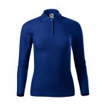 Damen Langarm-Poloshirt Malfini Pique Polo LS 231 weiß