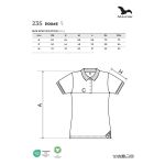 Damen Poloshirt Malfini Prime (GOTS) 235 weiß