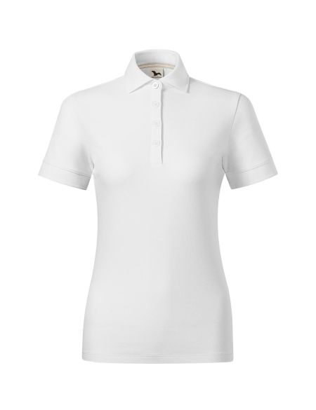 Damen Poloshirt Malfini Prime (GOTS) 235 weiß