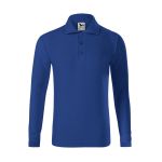 Kinder Langarm-Poloshirt Malfini Pique Polo LS 241 weiß