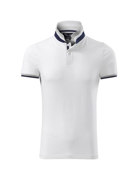 Herren Poloshirt Malfini Collar UP 256 weiß