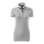 Damen Poloshirt Malfini Collar Up 257 weiß