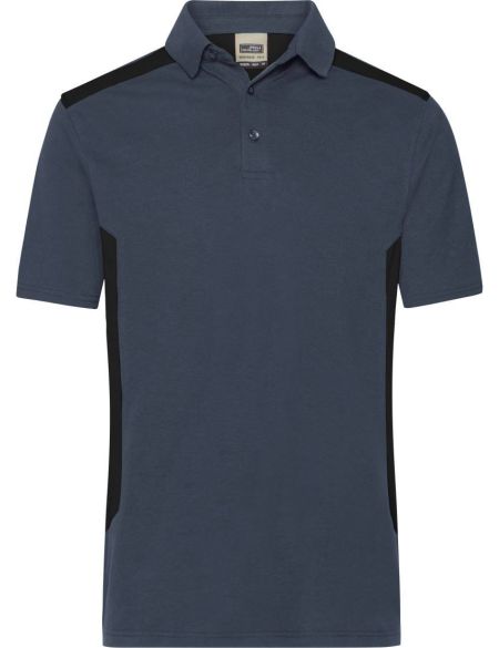 Men's work piqué polo shirt Strong Daiber JN1826 navy