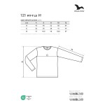 Children's long-sleeved T-shirt Malfini Fit-T LS 121 white