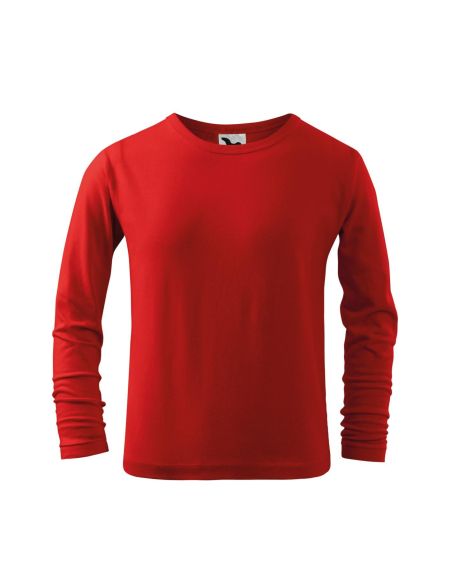 Children's long-sleeved T-shirt Malfini Fit-T LS 121 white