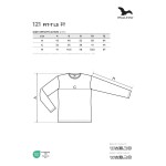 Children's long-sleeved T-shirt Malfini Fit-T LS 121 white