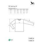Children's long-sleeved T-shirt Malfini Fit-T LS 121 white