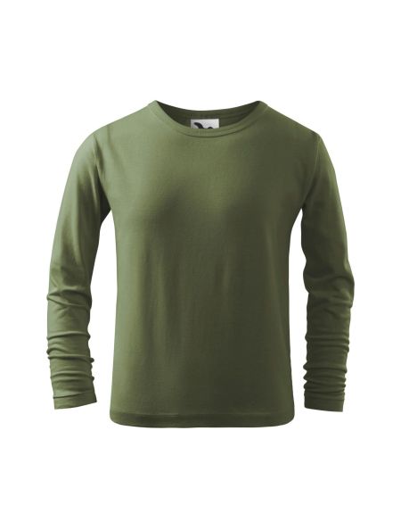 Children's long-sleeved T-shirt Malfini Fit-T LS 121 white