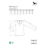 Women's long-sleeved T-shirt Malfini FIT-T LS 169 white