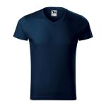 Herren T-Shirt Malfini Slim Fit V-Ausschnitt 146 weiß