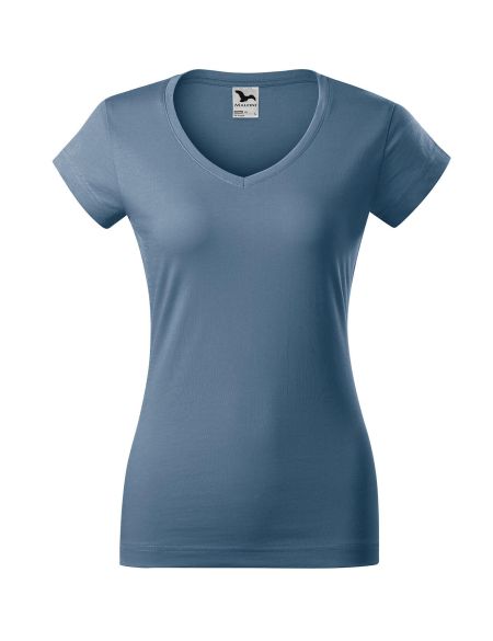 Women's T-shirt Malfini Fit V-Neck 162 white