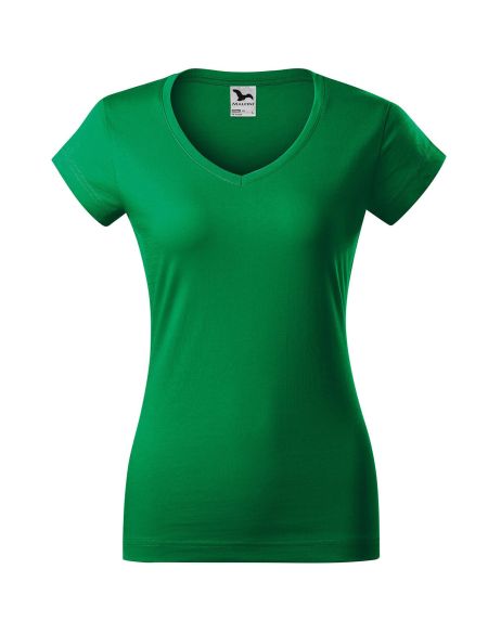 Women's T-shirt Malfini Fit V-Neck 162 white