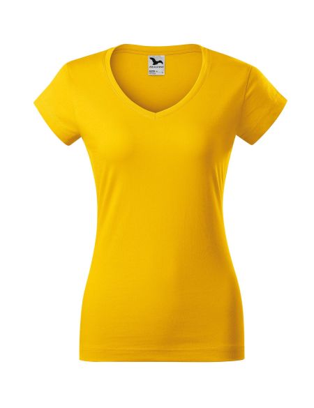 Women's T-shirt Malfini Fit V-Neck 162 white
