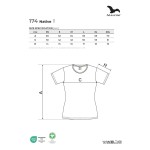 Women's T-shirt Malfini Native GOTS 174 white