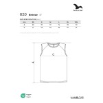 Men's quick-drying tank top Malfini Breeze 820 white