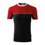 Zweifarbiges Unisex-T-Shirt Malfini Colormix 109 schwarz