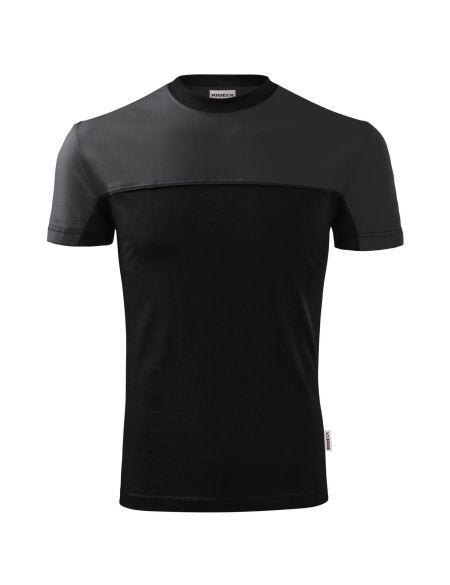 Unisex two-tone T-shirt Malfini Colormix 109 black