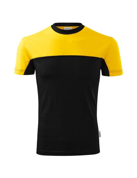 Unisex two-tone T-shirt Malfini Colormix 109 black