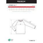 Unisex long sleeve T-shirt Malfini Street LS 130 white