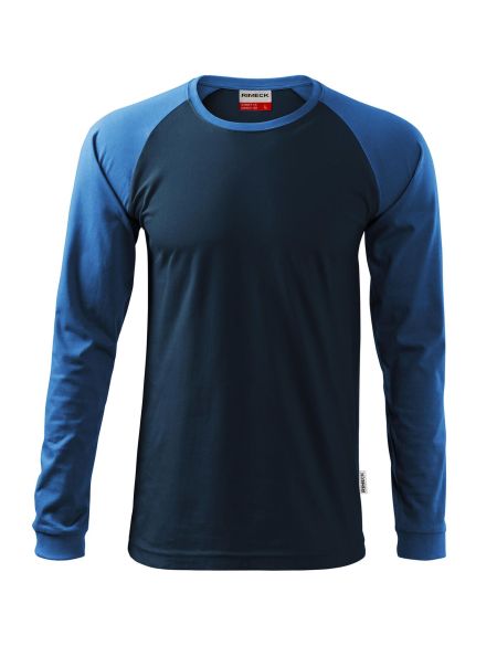 Unisex Langarm T-Shirt Malfini Street LS 130 weiß