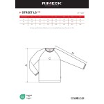 Unisex long sleeve T-shirt Malfini Street LS 130 white