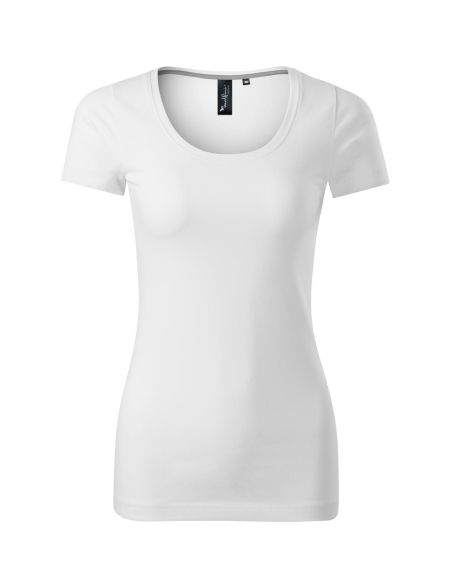Damen Stretch T-Shirt Malfini Action 152 weiß