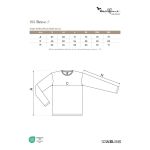Tailliertes Langarm-T-Shirt für Herren Malfini Brave 155 weiß