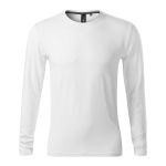 Tailliertes Langarm-T-Shirt für Herren Malfini Brave 155 weiß