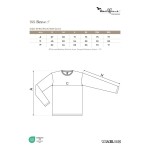 Men's fitted long sleeve T-shirt Malfini Brave 155 white