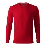 Men's fitted long sleeve T-shirt Malfini Brave 155 white