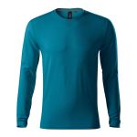 Tailliertes Langarm-T-Shirt für Herren Malfini Brave 155 weiß