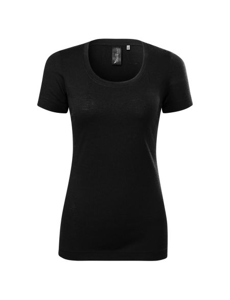 Women's merino wool T-shirt Malfini Merino Rise 158 black