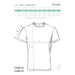 T-shirt unisex Malfini Parade P73 black