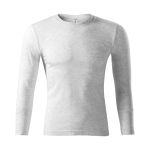 Unisex Langarm-T-Shirt Malfini Progress LS P75 weiß