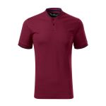 Men's bomber style polo shirt Malfini Diamond 273 white