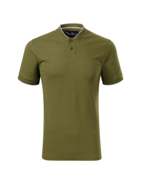 Herren-Poloshirt im Bomberstil Malfini Diamond 273 weiß