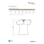 Damen-Poloshirt im Bomber-Stil Malfini Diamond 274 weiß
