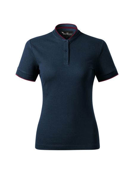 Damen-Poloshirt im Bomber-Stil Malfini Diamond 274 weiß