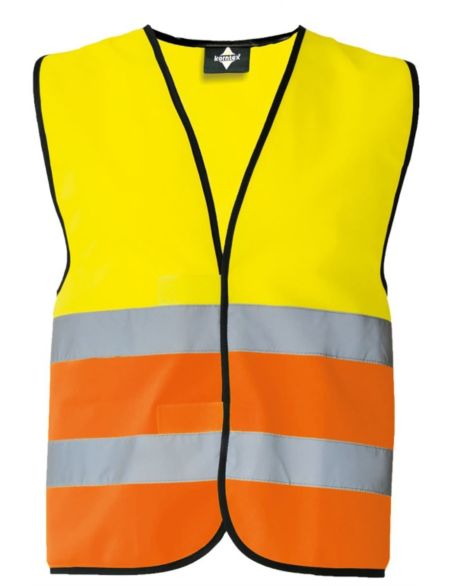 Safety vest Basic Korntex KXVW Wolfsburg neon green