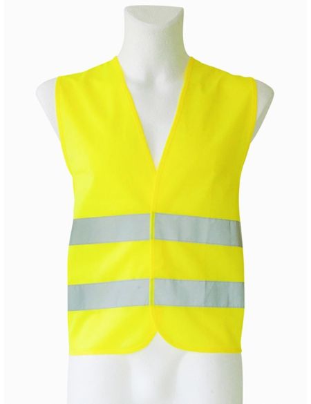 Single safety vest Korntex KXX217 Freiburg yellow