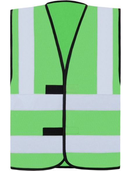 Vest with four reflective stripes Korntex KXVR Hannover black